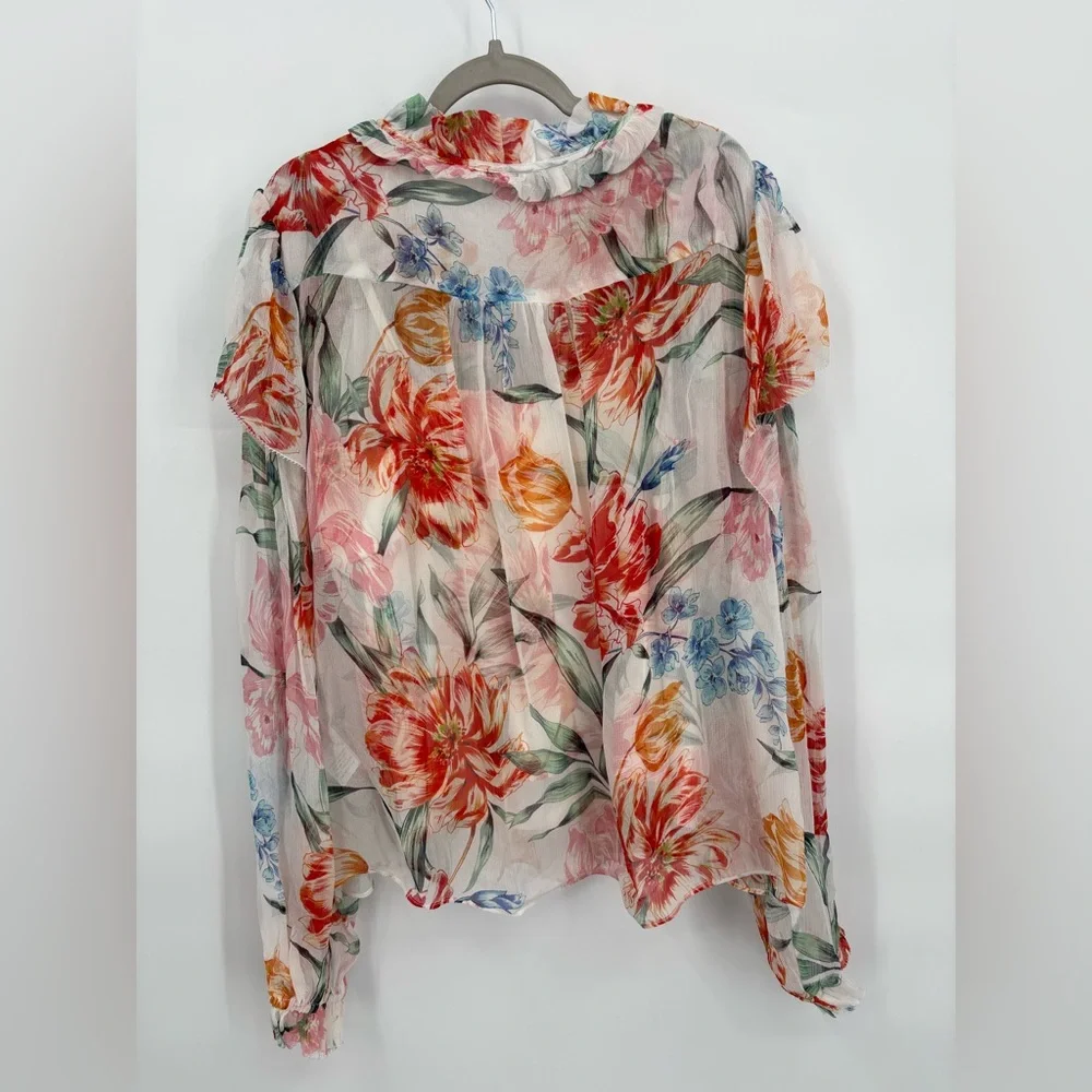 Christy Lynn 2 piece silk top set - Picture 5 of 7